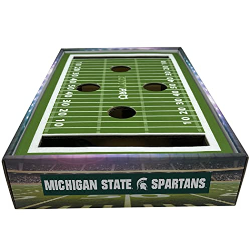 Foto 5 pulgar | Caja Rascadora Para Gatos Pets First Ncaa Michigan State Spartans - Venta Internacional.