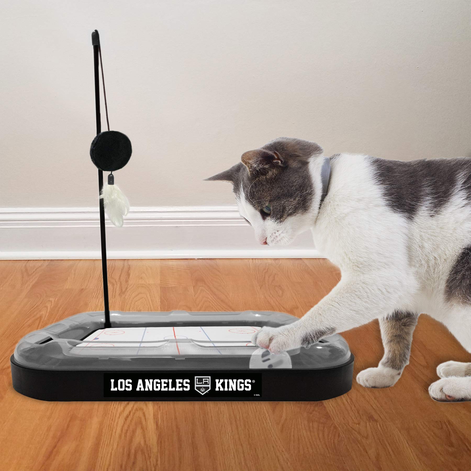 Foto 3 pulgar | Juguete Para Rascar Gatos Pets First Nhl Los Angeles Kings - Venta Internacional.