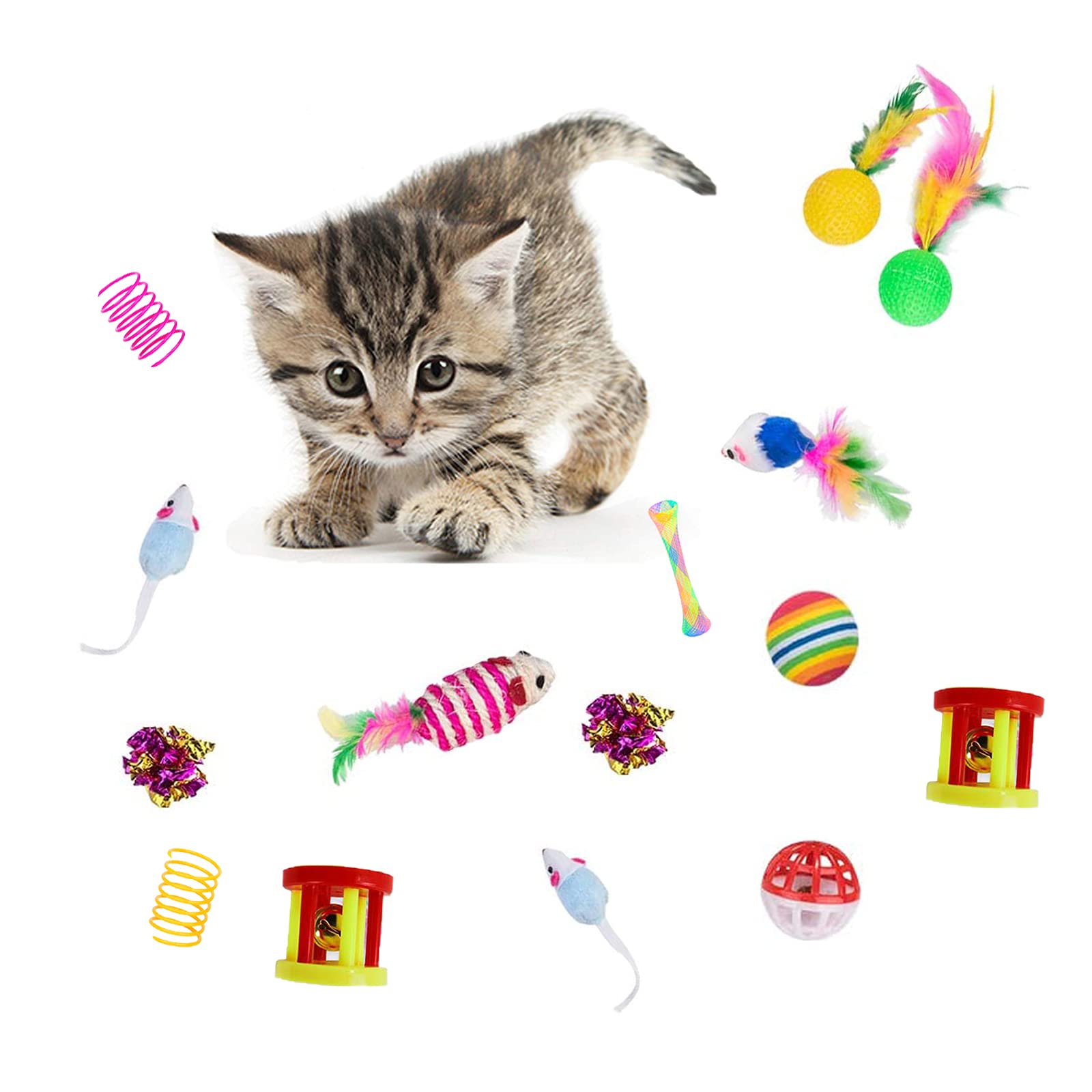 Foto 5 pulgar | Cat Toys Ismarten, 32 Unidades, Surtidos Interactivos Para Gatitos - Venta Internacional.