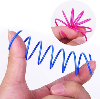 Foto 4 | Cat Spring Toy Ismarten, Paquete De 60 Muelles Espirales De Plástico - Venta Internacional.