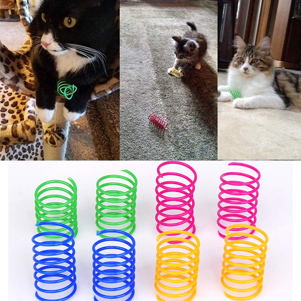Foto 7 | Cat Spring Toy Ismarten, Paquete De 60 Muelles Espirales De Plástico - Venta Internacional.
