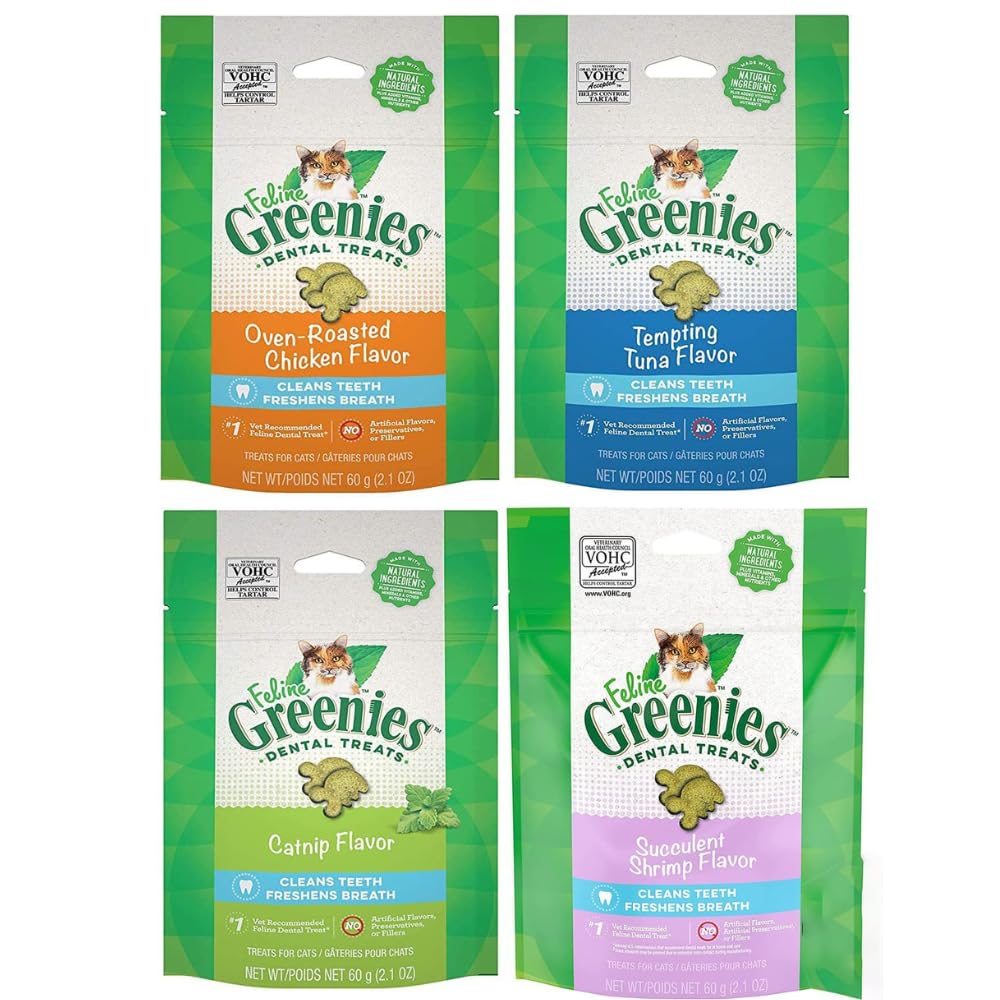 Foto 2 pulgar | Cat Treat Greenies Feline Dental, Paquete De 4 Sabores, 60 G - Venta Internacional.