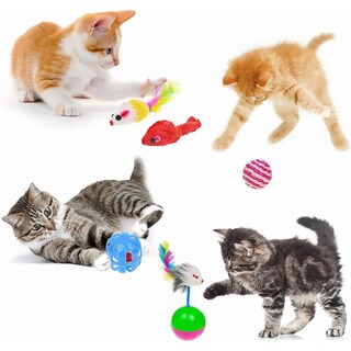 Foto 2 | Juguetes Para Gato 20 Pcs Pluma Varita Bola Túnel Ratone Lab.g Multicolor