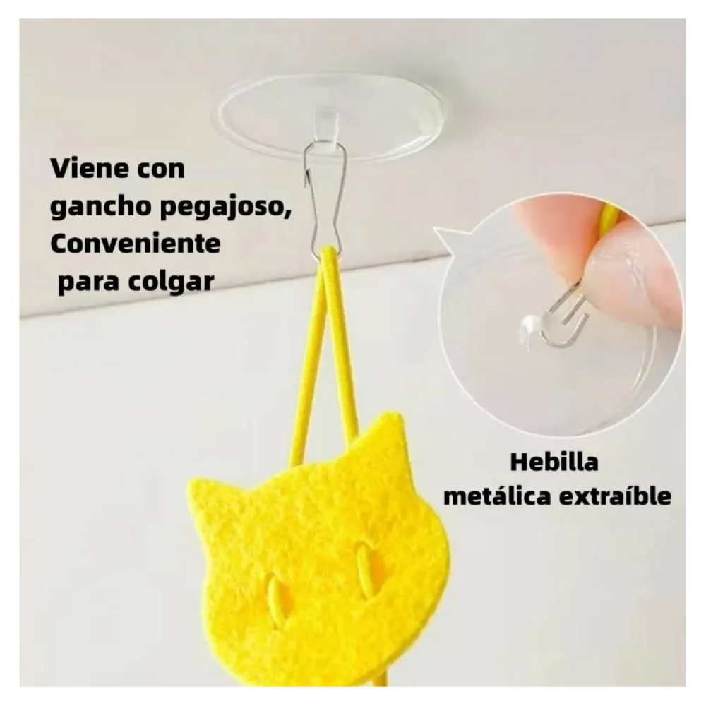 Foto 6 pulgar | 2pz 360° Interactivo Juguete Para Gatos Belug Multicolor