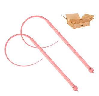 Foto 1 | 2pz Juguete Interactivo Lab.g Para Gatos Cola De Rata De Silicona Rosa