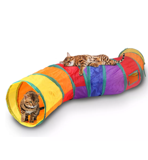 Foto 2 pulgar | Juguetes Para Gato Plumas Varita Bolas Ratones Túnel 20 Pcs
