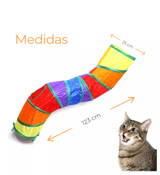 Foto 4 pulgar | Juguetes Para Gato Plumas Varita Bolas Ratones Túnel 20 Pcs