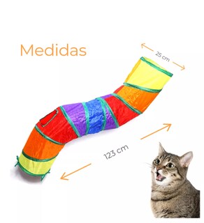 Foto 3 | Juguetes Para Gato Plumas Varita Bolas Ratones Túnel 20 Pcs