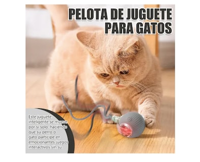 Foto 4 | Juguetes Para Gato Eléctrico Pelota Interactiva De 360°