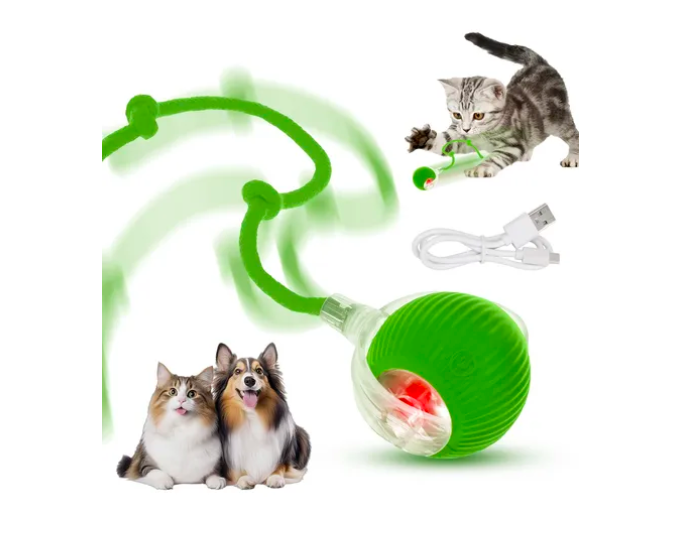 Foto 1 | Juguetes Para Gato Eléctrico Pelota Interactiva De 360°
