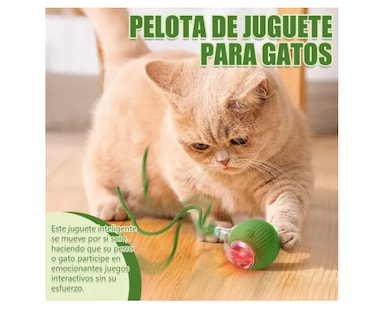 Foto 4 | Juguetes Para Gato Eléctrico Pelota Interactiva De 360°