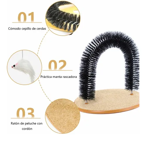 Foto 4 pulgar | Masajeador De Gato, Arco Auto Rascador Masajeador Para Gatos