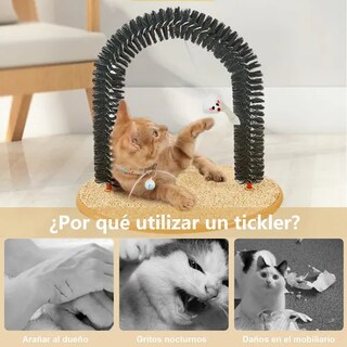 Foto 5 | Masajeador De Gato, Arco Auto Rascador Masajeador Para Gatos