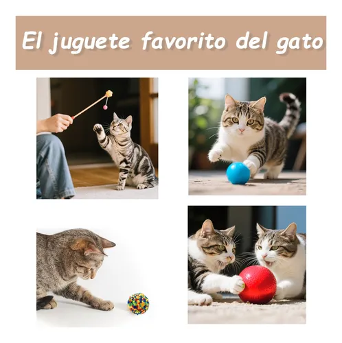 Foto 4 pulgar | 22piezas Túnel Para Gatos Raton De Juguetes Pelotas Mascotas