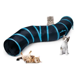 Foto 2 | Túnel Plegable Para Juegos De Gatos 2 Vías Eo Safe Imports Esi-20229 Negro