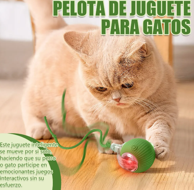 Foto 5 pulgar | Pelota Interactiva Eléctrica Xtellar Para Gatos - Diversión Garantizada 360°