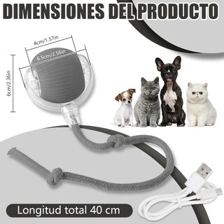 Foto 2 | Pelota Interactiva Eléctrica Xtellar Para Gatos - Diversión Garantizada 360°