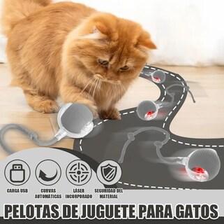 Foto 4 | Pelota Interactiva Eléctrica Xtellar Para Gatos - Diversión Garantizada 360°
