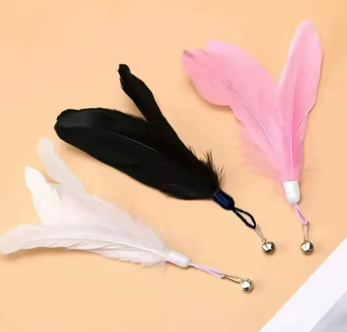 Foto 4 | Xtellar Juguete Interactivo Para Gatos  Simulador De Pájaro Con Caña De Pesca Y Ventosa  Negro