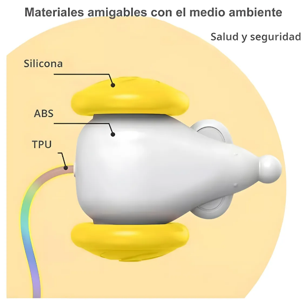 Foto 4 pulgar | Xtellar Juguete Interactivo Recargable Para Gatos – Movimiento Loco De Ratón Con Luz