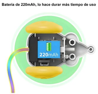 Foto 4 | Xtellar Juguete Interactivo Recargable Para Gatos – Movimiento Loco De Ratón Con Luz