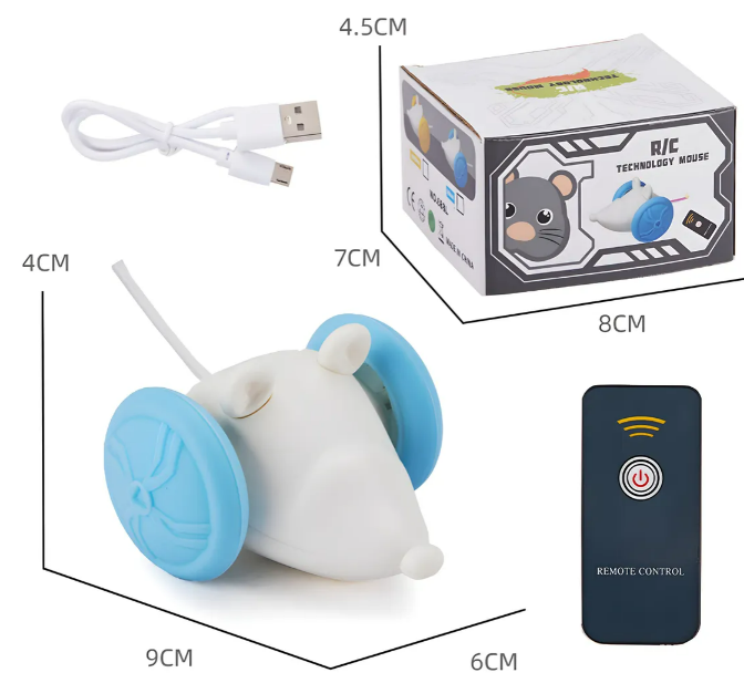 Foto 3 pulgar | Xtellar Juguete Interactivo Recargable Para Gatos – Movimiento Loco De Ratón Con Luz