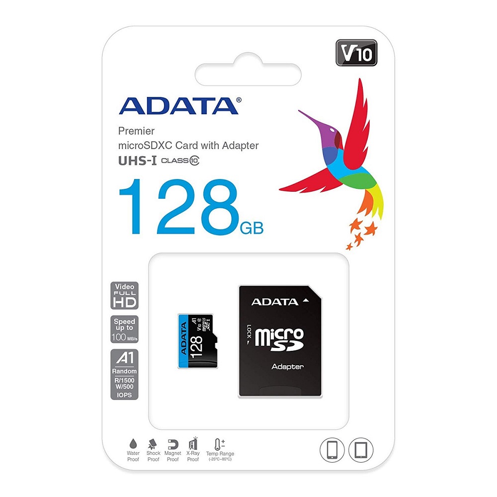 Foto 4 pulgar | Memoria MicroSD Adata AUSDX128GUICL10A1-RA1 Negro