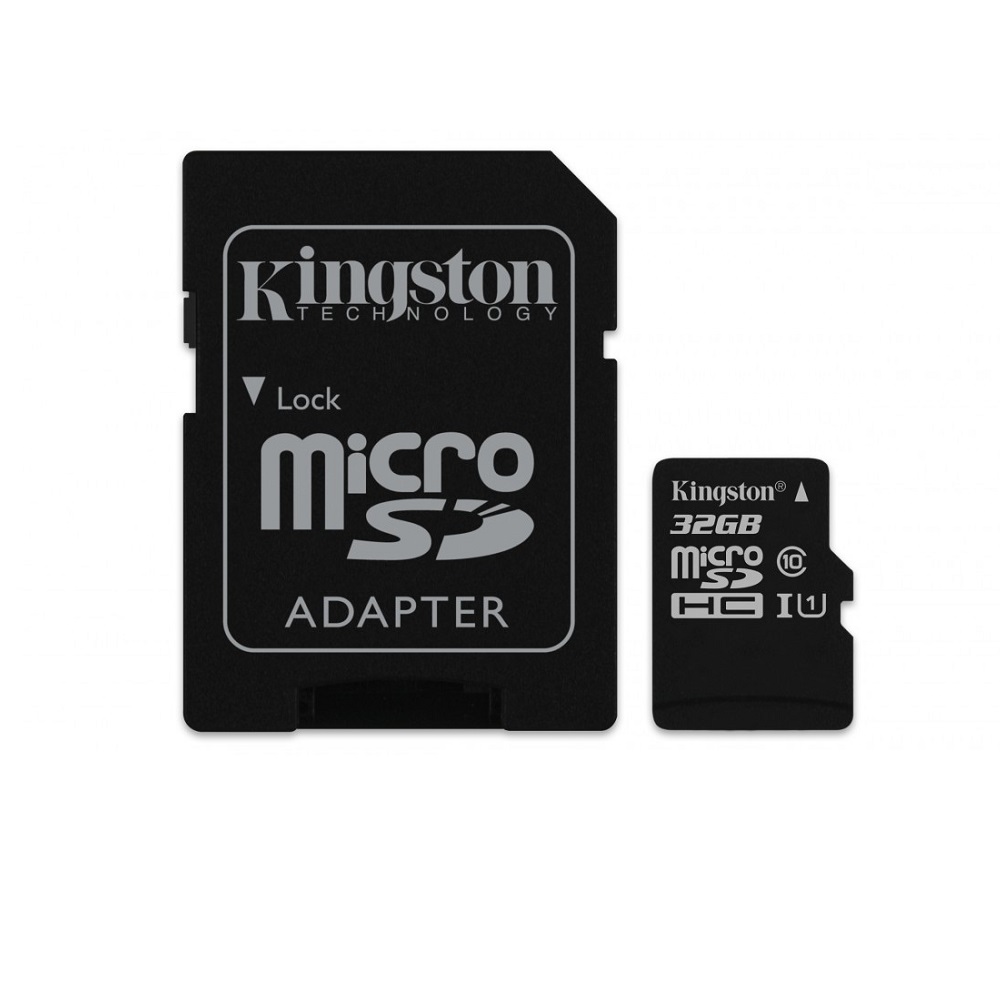 Foto 2 pulgar | Memoria MicroSD Kingston SDCS/32GB Negro