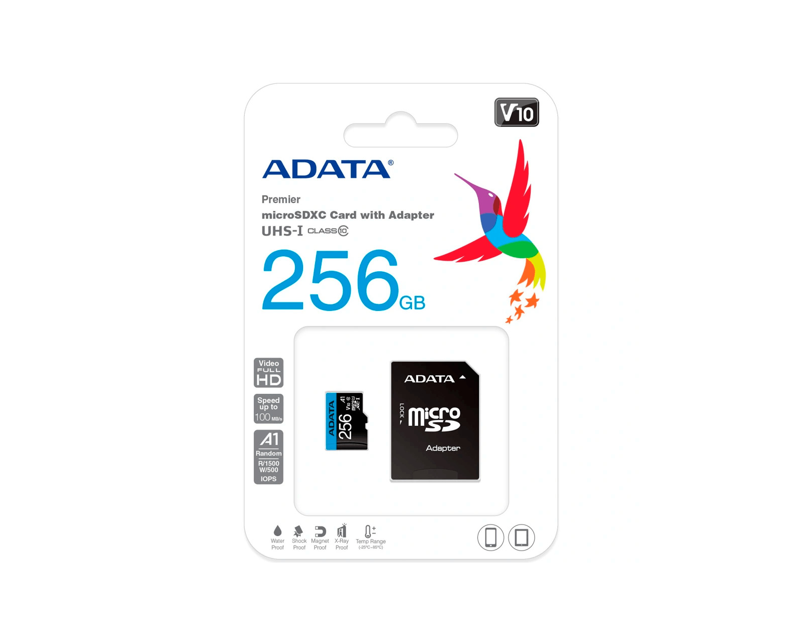 Foto 4 pulgar | Memoria MicroSD Adata 256GB Cl10 A1 Uhs-i AUSDX256GUICL10A1-RA1 color Negro