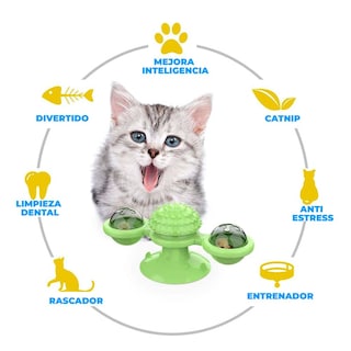 Foto 3 | Juguete Torre Placa Giratoria para Mascota de Masticar