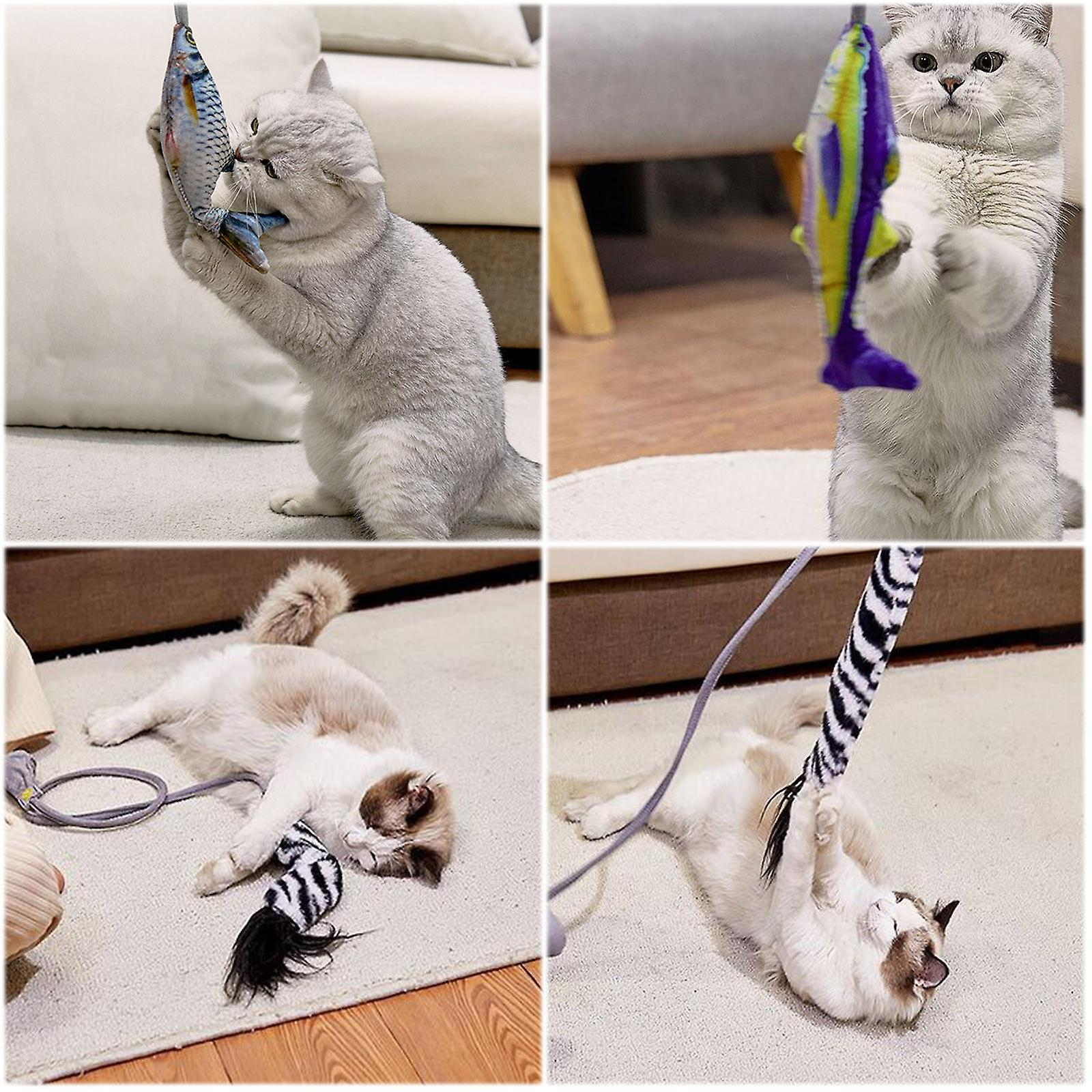 Juguete Creativo Para Mascotas, Divertido Simulador De Palo De Gato, Golpeando Peces - Venta Internacional.