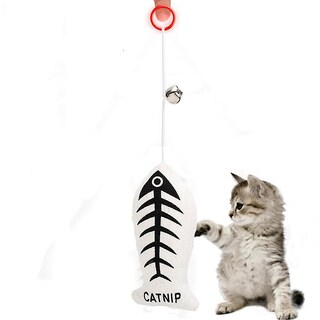 Foto 2 | Juguete Interactivo De Peluche En Movimiento Para Gatos Huoguo Catnip Fish - Venta Internacional.