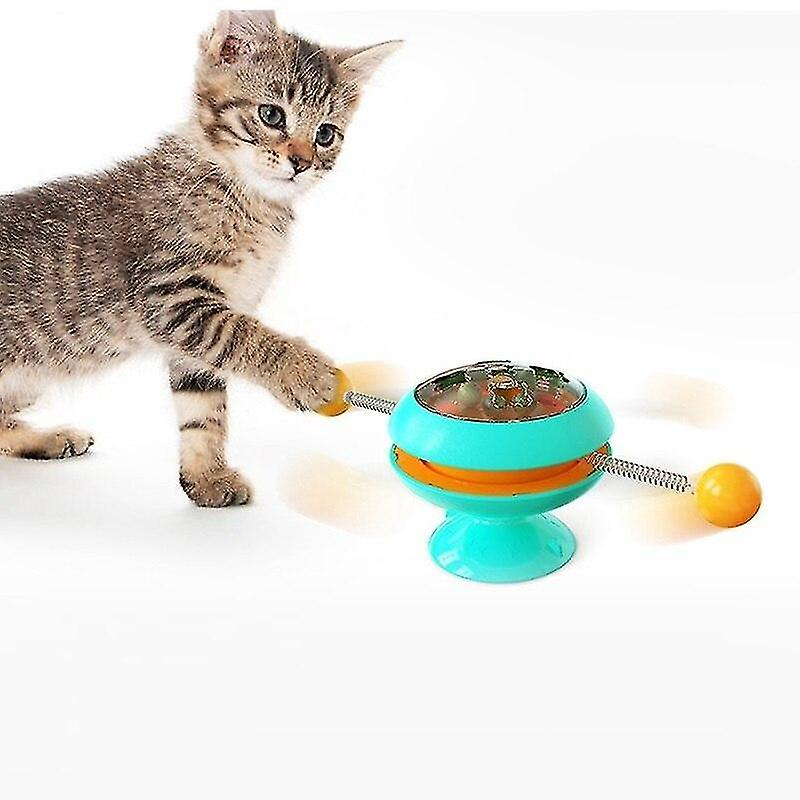 Mesa Giratoria Con Forma De Molino De Viento Cat Toys Con Base De Ventosa - Venta Internacional.