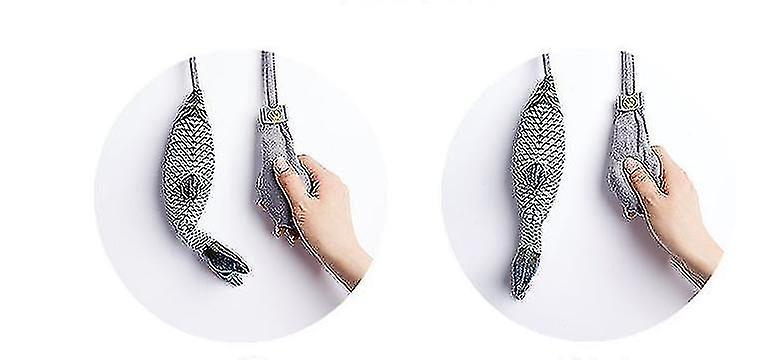 Foto 4 pulgar | Juguete Para Gatos Huoguo Fish1, Mascota Creativa, Divertida Hierba Gatera Con Cola Giratoria - Venta Internacional.