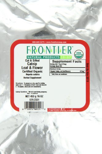 Foto 4 pulgar | Bolsa A Granel De Hojas Y Flores Orgánicas Catnip Frontier Co-op, 454 G - Venta Internacional.