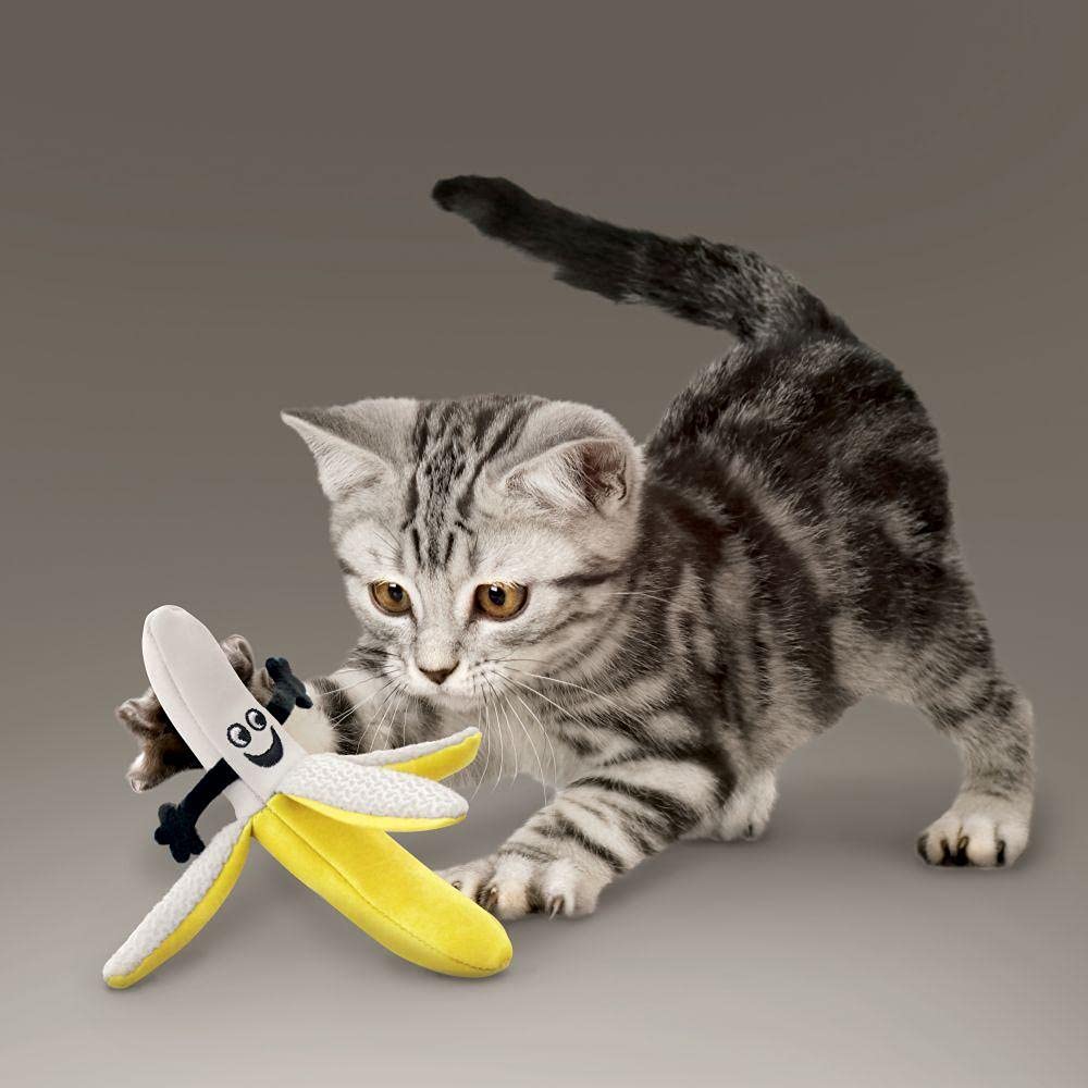 Foto 3 pulgar | Juguete Para Gatos Kong Better Buzz Banana Con Hierba Gatera Para Patear La Pata Trasera - Venta Internacional.