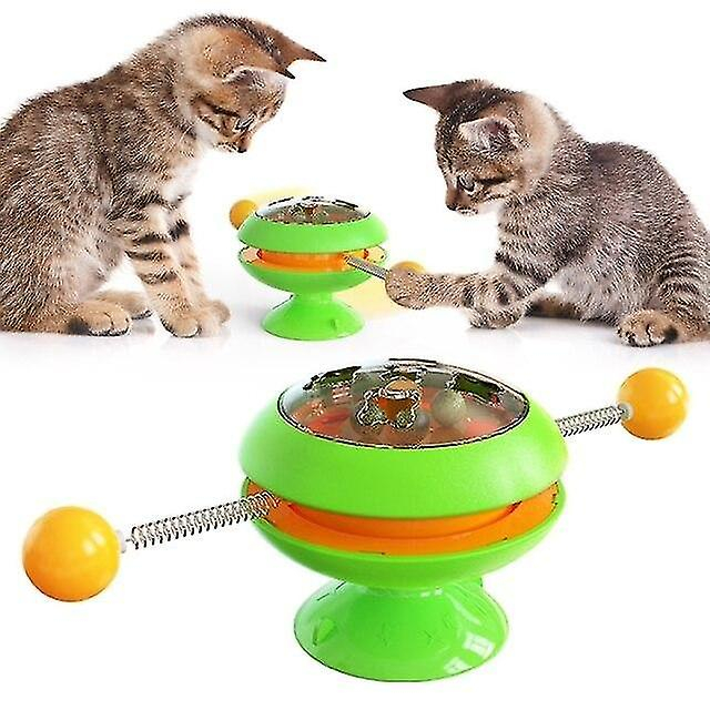 Mesa Giratoria Con Forma De Molino De Viento Cat Toys Con Base De Ventosa - Venta Internacional.
