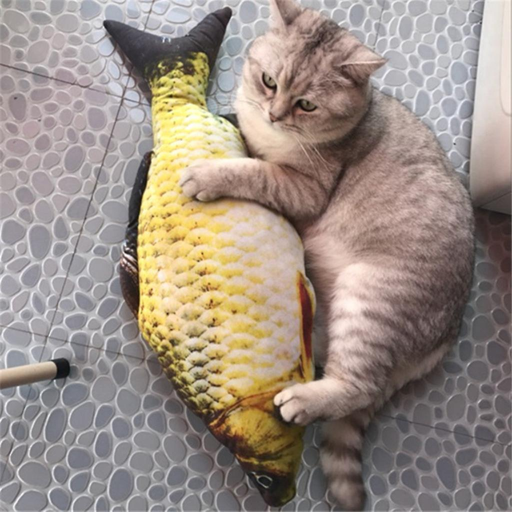 Foto 5 pulgar | Juguete Para Gatos, Peces, Hierba Gatera, Menta, Mascota Interactiva, 20 Cm - Venta Internacional.