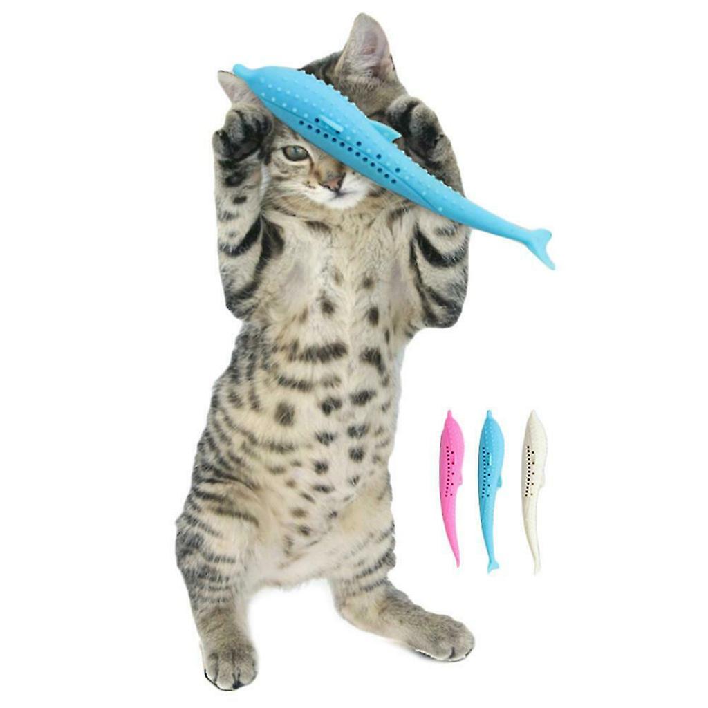 Juguete Para Gatos Huoguo, Suave Silicona, Color Menta, Con Hierba Gatera Para Gatos - Venta Internacional.