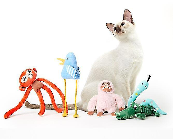 Foto 5 pulgar | Juguetes Para Gatos Huoguo, Resistentes A Las Mordeduras De Cocodrilo, Con Hierba Gatera Para Mascot - Venta Internac