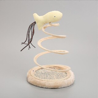 Foto 5 | Falsa Ventosa Para Ratones Con Plumas Elásticas Para Gatos, Huoguo, Con Forma De Pez - Venta Internacional.