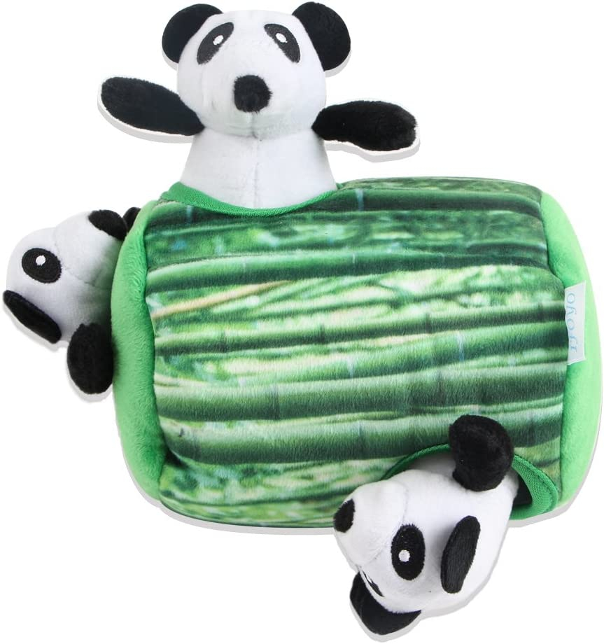 Juguete Interactivo Para Perros Huoguo Hide And Seek Con 3 Pandas Chirriantes - Venta Internacional.