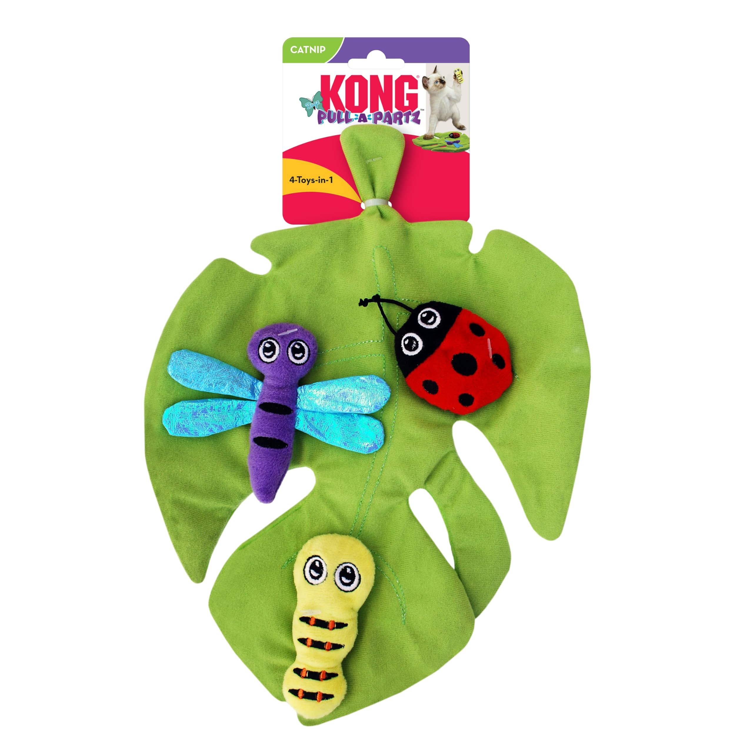 Foto 4 pulgar | Toy Kong Pull-a-partz Bugz Bugz Para Gatos - Venta Internacional.