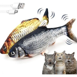 Foto 1 | Cat Toys Huoguo Flopping Fish, Movimiento Eléctrico, Paquete De 2 Unidades - Venta Internacional.