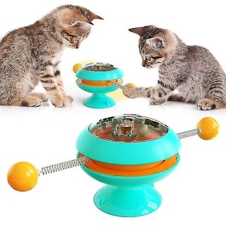 Foto 2 | Mesa Giratoria Con Forma De Molino De Viento De Juguete Para Gatos Con Base De Ventosa - Venta Internacional.