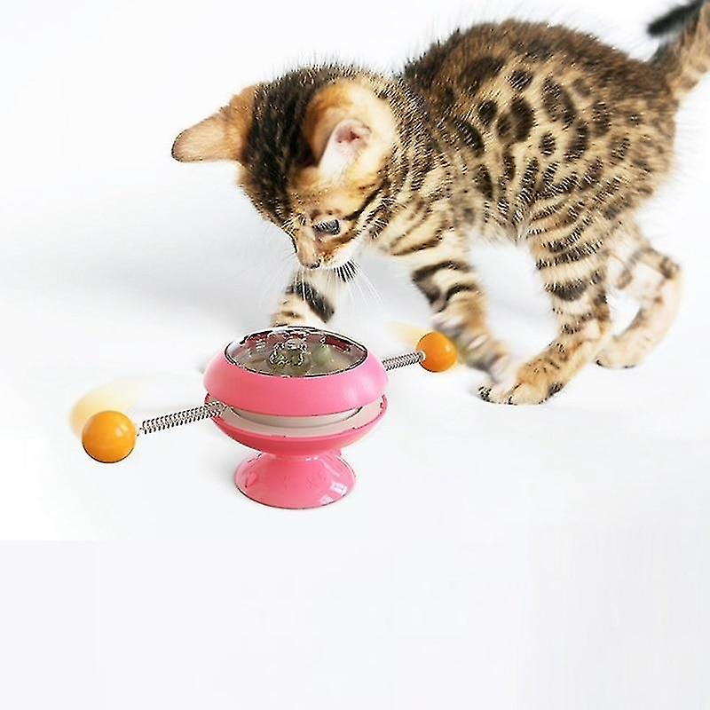 Mesa Giratoria Con Forma De Molino De Viento De Juguete Para Gatos Con Base De Ventosa - Venta Internacional.