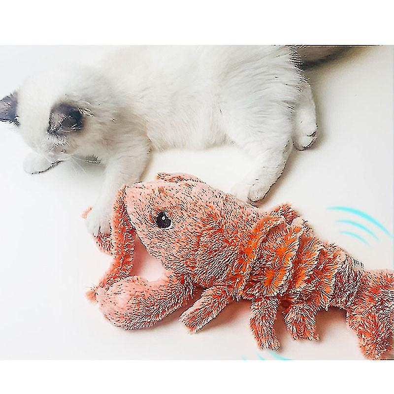Foto 3 pulgar | Juguete Para Gatos Huoguo Pet Soft Con Forma De Langosta Electrónica Con Cable Usb - Venta Internacional.