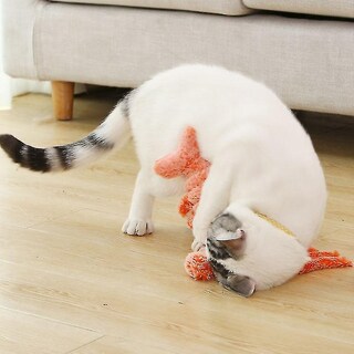 Foto 3 | Juguete Para Gatos Huoguo Pet Soft Con Forma De Langosta Electrónica Con Cable Usb - Venta Internacional.
