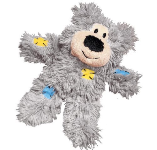 Foto 5 pulgar | Peluche De Peluche Kong Softies Patchwork Con Forma De Oso Con Hierba Gatera Para Gatos - Venta Internacional.