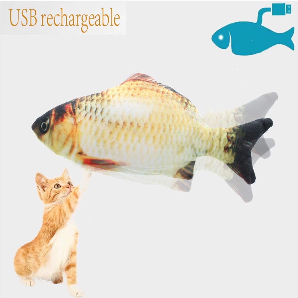 Juguete Para Gatos Huoguo, Con Forma De Pez En Movimiento, Para Gatos, 2 Unidades - Venta Internacional.